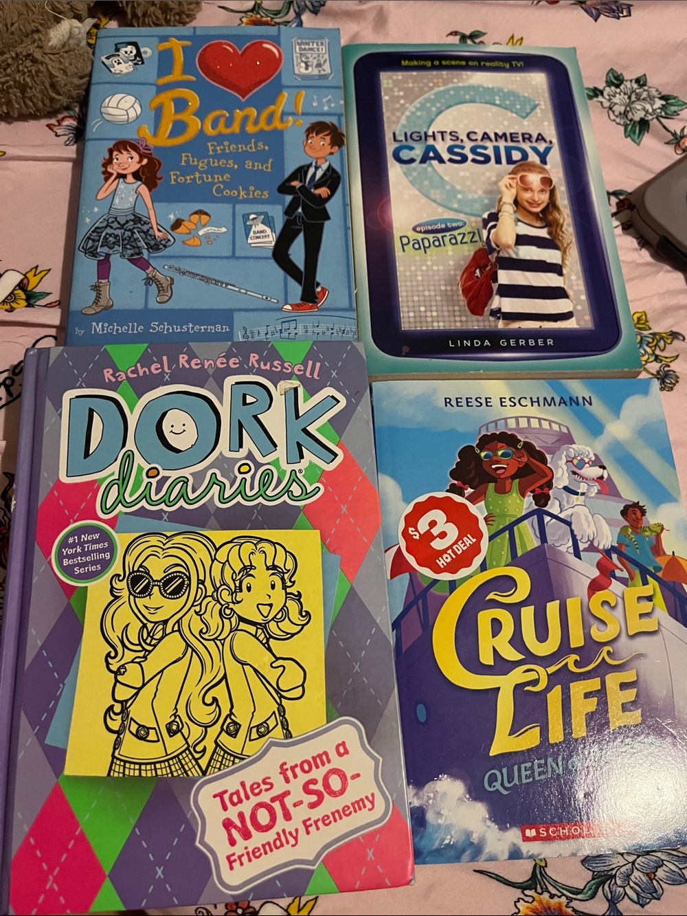 Four kid books in fair condition